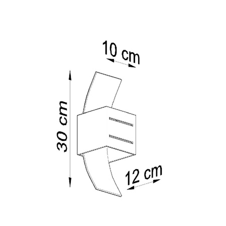 Nástěnné svítidlo LED LORETO G9 Bílá SOLLUX