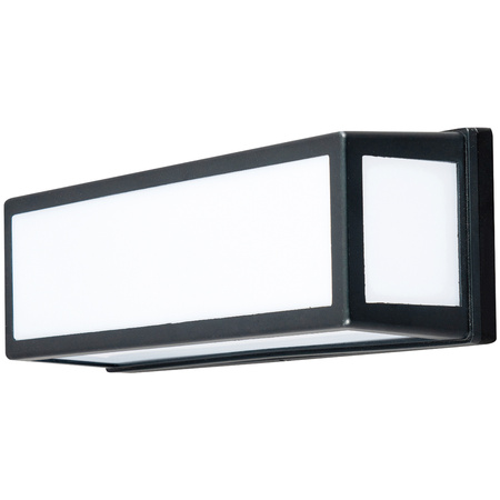 Zahradní nástěnná lampa snímač pohybu E27, obdélníková DOMLO LUMILED