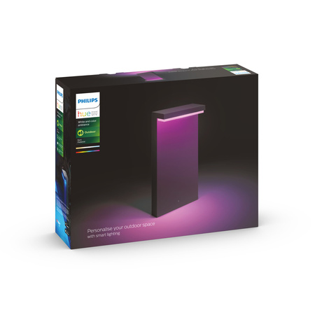 Venkovní stožárová lampa Philips HUE Nyro WACA 13,5 W černá 17455/30/P7