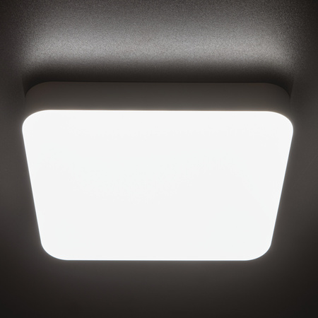 Plafond LED stropní světlo 26W 3120lm 4000K neutrální IP65 čtvercové povrchově montované bílé IPER KANLUX