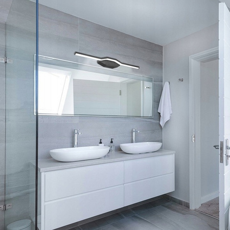 Nástěnná lampa LED Nástěnná lampa nad zrcadlo 10W 1100lm 4000K 110° bílá 50cm Mila Masterled