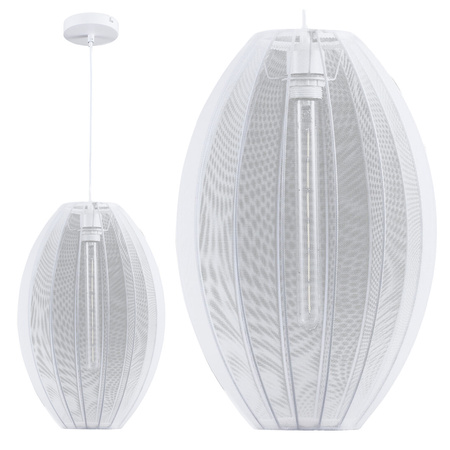 Stropní závěsné svítidlo E27 bílé JAPANDI Sanico Goldlux