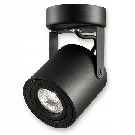 Nástěnná zásuvka Povrchová lampa Pohyblivá GU10 Černá matná Abi Masterled