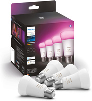 4PAK LED žárovka E27 A60 6,5W CCT RGB PHILIPS HUE White & COLOR Ambiance Bluetooth Zigbee
