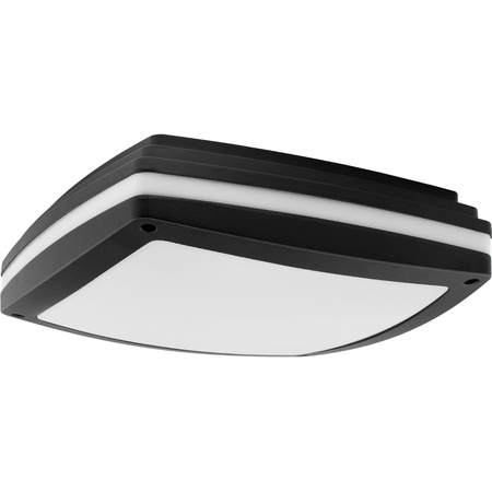 Zahradní nástěnná lampa stropní, 2x E27 čtvercové LARIS LUMILED