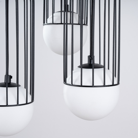 BRINA Závěsné stropní svítidlo 3P 3xG9 černé Moderní SOLLUX