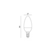 LED žárovka E14 Candle 2W 150lm 6000K Cold 200° Kobi