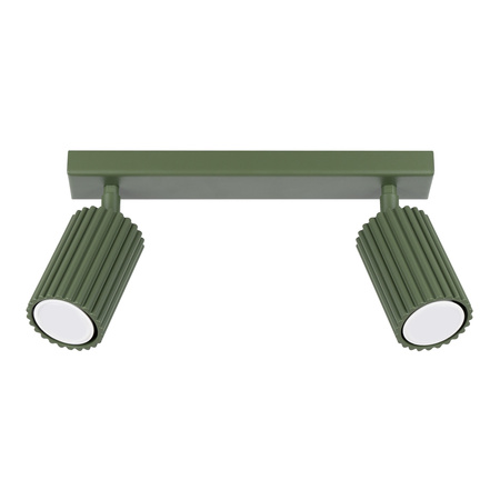 Bodové reflektorové stropní svítidlo Tuba 2x GU10 Olive Carbon Deep Space SL.1618 Sollux