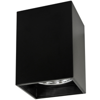 Přisazené čtvercové stropní svítidlo JUPITER K14 DOWNLIGHT E27 Black