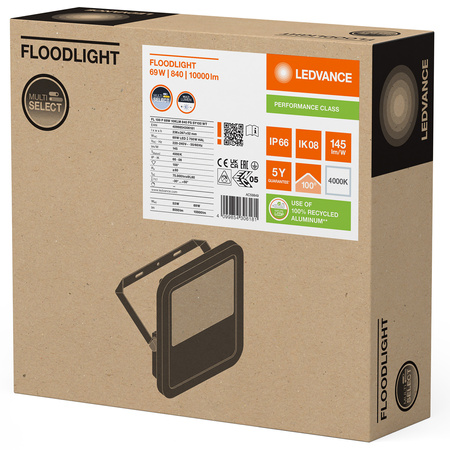 LED reflektor 69W 10000lm 4000K IP66 bílý LEDVANCE reflektor