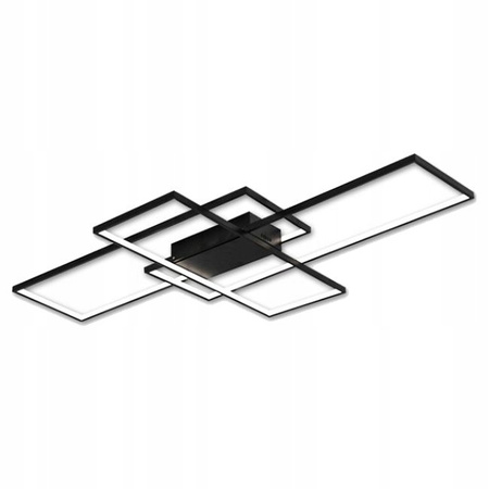 Stropní svítidlo LED Lustr 126W CCT GALAXIS HYDRA Black + Ovladač dálkové ovládání