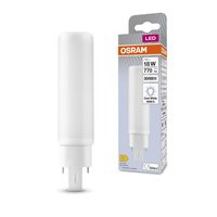 LED zářivka jednostranná G24q-2 7W = 18W 770lm 4000K Neutrální 120° DULUX LED D/E HF & AC Osram