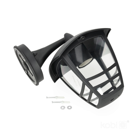 Venkovní nástěnné svítidlo E27 IP54 černé Tevio Kobi