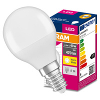 E14 P45 LED žárovka 4.9W = 40W 470lm 3000K Teplá bílá 200° OSRAM HODNOTA