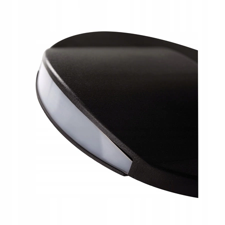 Schodišťové světlo LED 0,8W 15lm 3000K Warm Round Black Erinus Kanlux