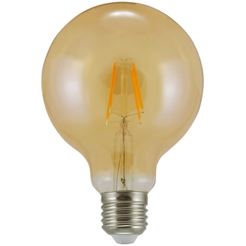 G95 LED žárovka E27 4W = 18W 320lm 2000K Teplá bílá 360° vlákno GOLDLUX (Polux)