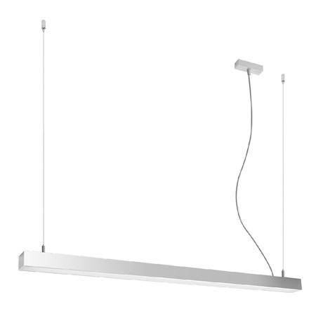LED závěsné stropní svítidlo PINNE 31W 4000K Linear 117cm Grey SOLLUX