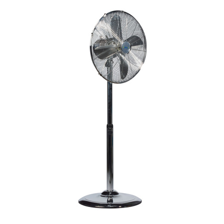 Podlahový ventilátor Stojací ventilátor Cirkulátor vzduchu 50W Chrome