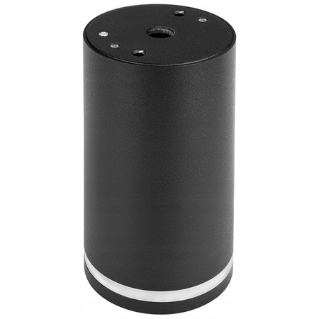 Halogenová výbojka s reflektorem pro povrchovou montáž Spot GU10 s kulatým černým kroužkem Masterled