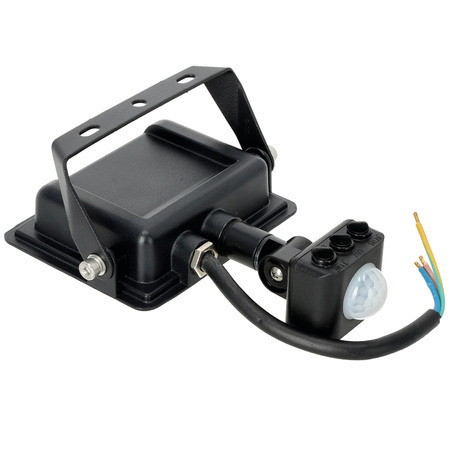 LED reflektor Halogen 30W 2505lm 4000K IP65 Black Motion Sensor MH Kobi