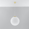LED závěsné stropní svítidlo UGO E27 Hanging Sphere 40cm White Gold SOLLUX
