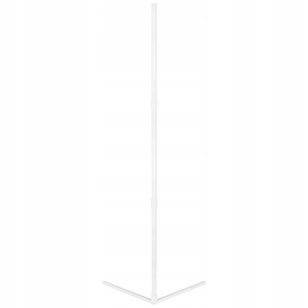 Rohová stojací stojací lampa bílá 20W RGB dálkový ovladač měnící barvu