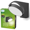 Zahradní lampa LED nástěnná lampa MIMOZA myGarden 7W 2700K IP44 pohyblivá antracitová PHILIPS