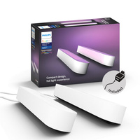 Philips HUE Play Set dvou bílých stolních lamp + napájecí adaptér 78202/1E/7