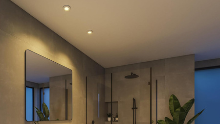 Vestavné svítidlo LED Hermetic IP44 do koupelny 4,2 W 400 lm IP44 White Ambiance TW White Smart SMART Zigbee Bluetooth Adore Philips HUE