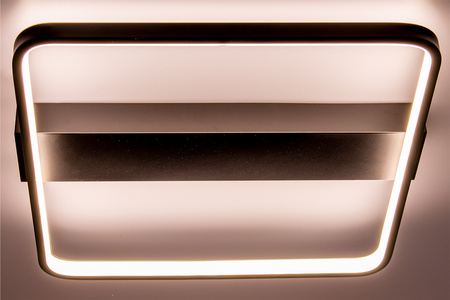 Stropní svítidlo LED Galax 40W černé + dálkové ovládání