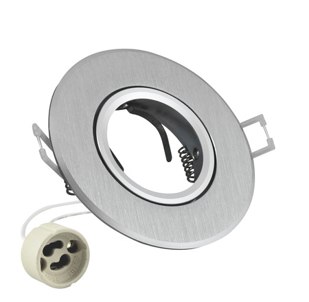 Pohyblivé kulaté stropní svítidlo WEST OPAL Silver GOLDLUX (Polux)