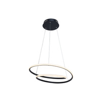 Stropní závěsné svítidlo LED 40W 2900lm 3000K černá Moderní Meridia Rabalux
