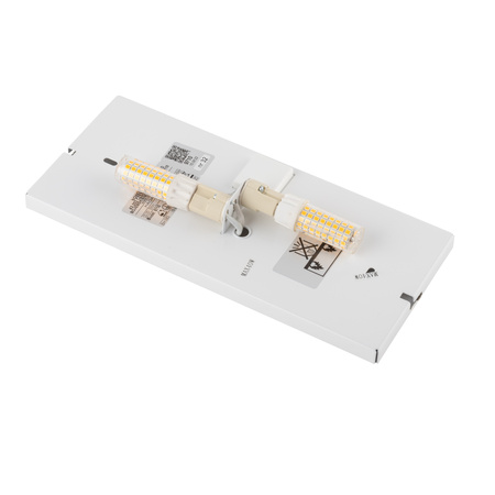 HAGA 9710 Nowodvorski grafitové nástěnné svítidlo 2xG9 obdélníkové nástěnné svítidlo Ocel Moderní