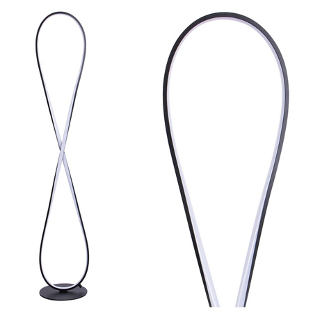 LED stojací lampa 32W 3800lm 4000K neutrální černá INFINITO Sanico Goldlux