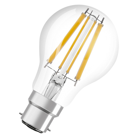 LED žárovka A60 B22d 11W = 100W 1521lm 4000K neutrální bílá 320° Retrofit Filament CLASSIC Osram