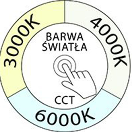 LED RONDO 12W CCT IP65 80cm SU-MA venkovní zahradní tyč