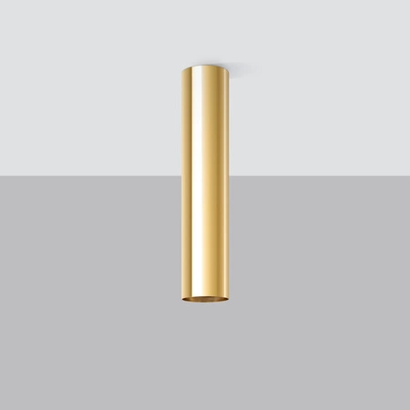 Stropní svítidlo pro povrchovou montáž LAGOS 30 Spot Tuba GU10 Gold Modern SOLLUX