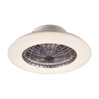 Plafond LED stropní světlo pro povrchovou montáž 30W 1700lm 3000-6500K CCT stmívatelné Pilot Silver Moderní Dalfon Rabalux
