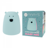 Dětské noční světlo LED 3000K teplá bílá + RGB Battery Blue MARY'S SMALL BEAR