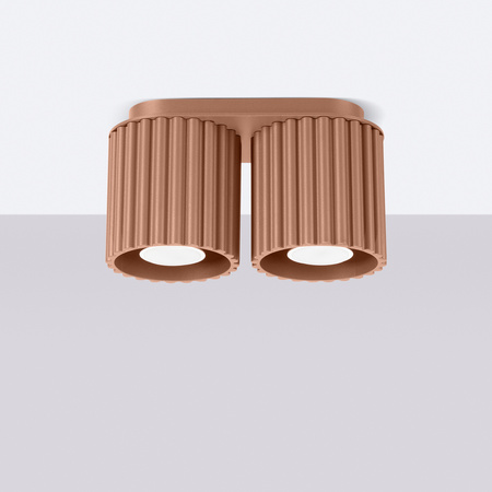 Povrchová montáž 2x GU10 hliník Mokka Aura Deep Space SL.1805 Sollux