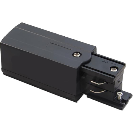 Černá třífázová hliníková přípojnice pro kolejová bodová světla 100 cm