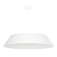 LED závěsné stropní svítidlo VEGA 5xE27 Lustr 70 cm bílý SOLLUX