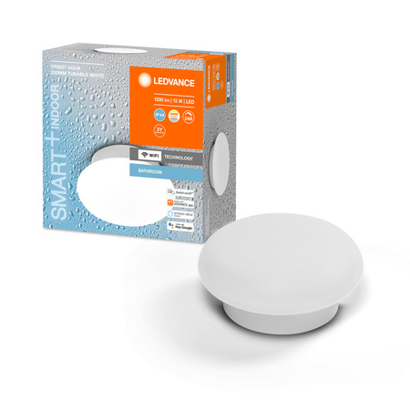 LEDVANCE WIFI SMART+ ORBIS LED AQUA KOUPELNOVÁ LAMPA 12W 1200lm 3000K-6000K BÍLÁ