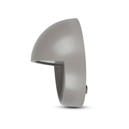 LED svítidlo na schodiště 3W 4000K kulaté šedé krokové světlo VT-1182 V-TAC