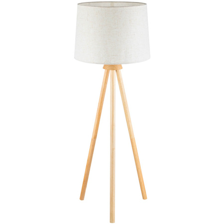 Stojací lampa E27, Nastavitelnou Výškou Béžová CLARA LUMILED