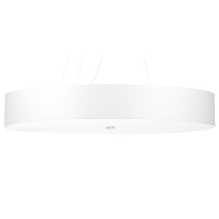 SKALA LED závěsné stropní svítidlo 6xE27 Lustr 90cm bílý SOLLUX