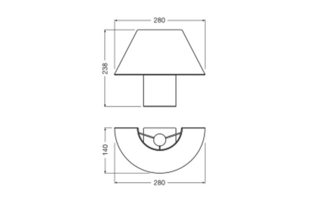 Dekorativní nástěnné svítidlo Povrchová montáž E27 Hnědý dekor Ledvance nástěnné svítidlo