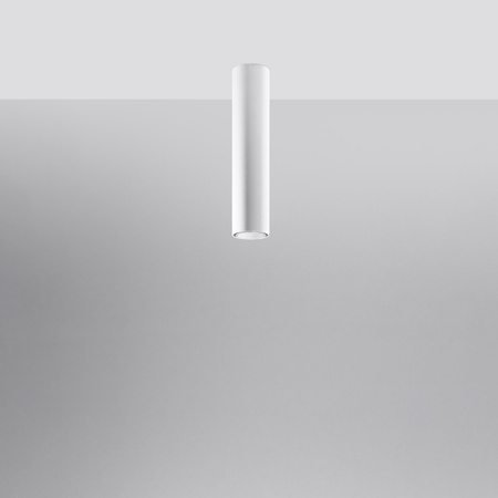 Svítidlo pro povrchovou montáž LAGOS GU10 Halogen Spot Tuba 40cm Bílá SOLLUX