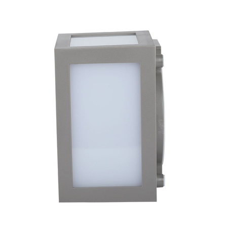 LED nástěnné svítidlo 12W 6400K IP65 Cube Grey VT-822-G V-TAC
