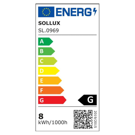 LED žárovka E27 Ball 8W 690lm 4000K Neutral Sollux